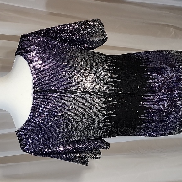 B. Darlin Women's Sequin Special Occasion Dress - Picture 6 of 8